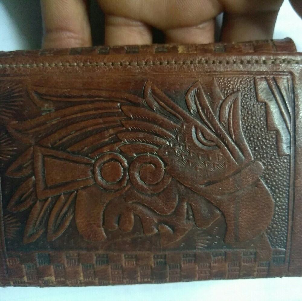 Genuine hand made leather wallet
